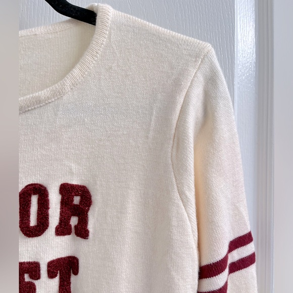 Taylor Swift Knit Sweater Red Varsity Letterman Size S - Picture 6 of 8
